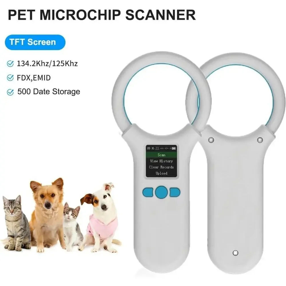 Pet Microchip Scanner, Bluetooth Animal Tags Reader with 1.44'' TFT Display S... - Picture 2 of 7